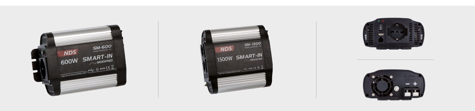 Onduleur SMART-IN NDS Dometic 1000W IVT 12V 230Vac vague pure